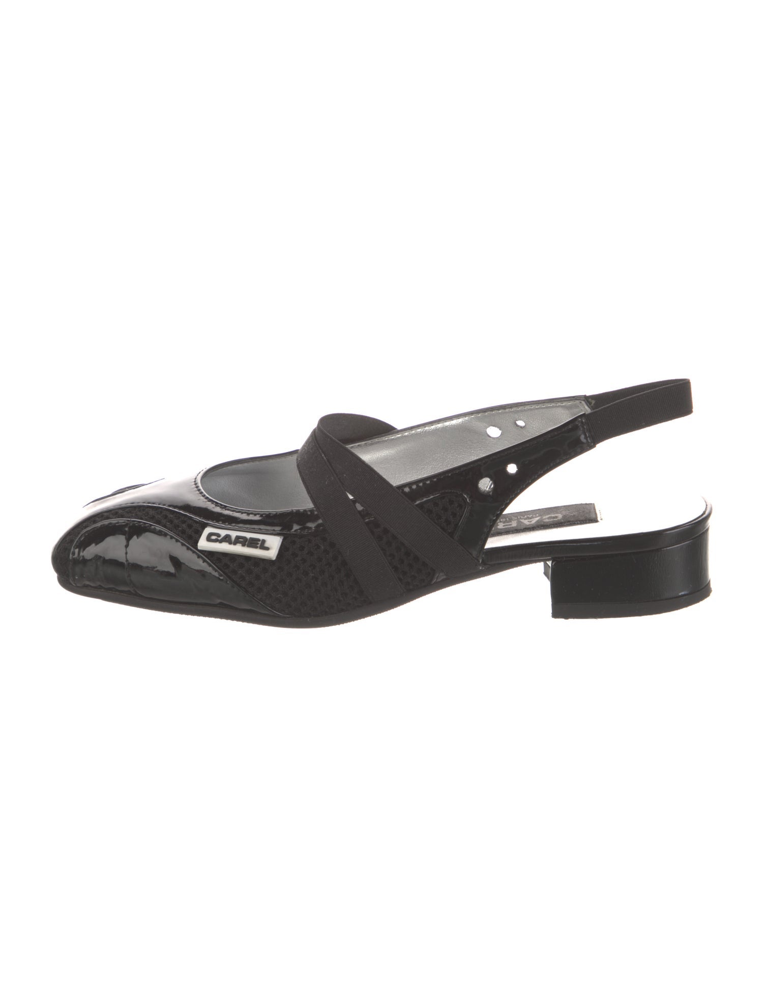 Carel Paris Patent Leather Slingback Pumps