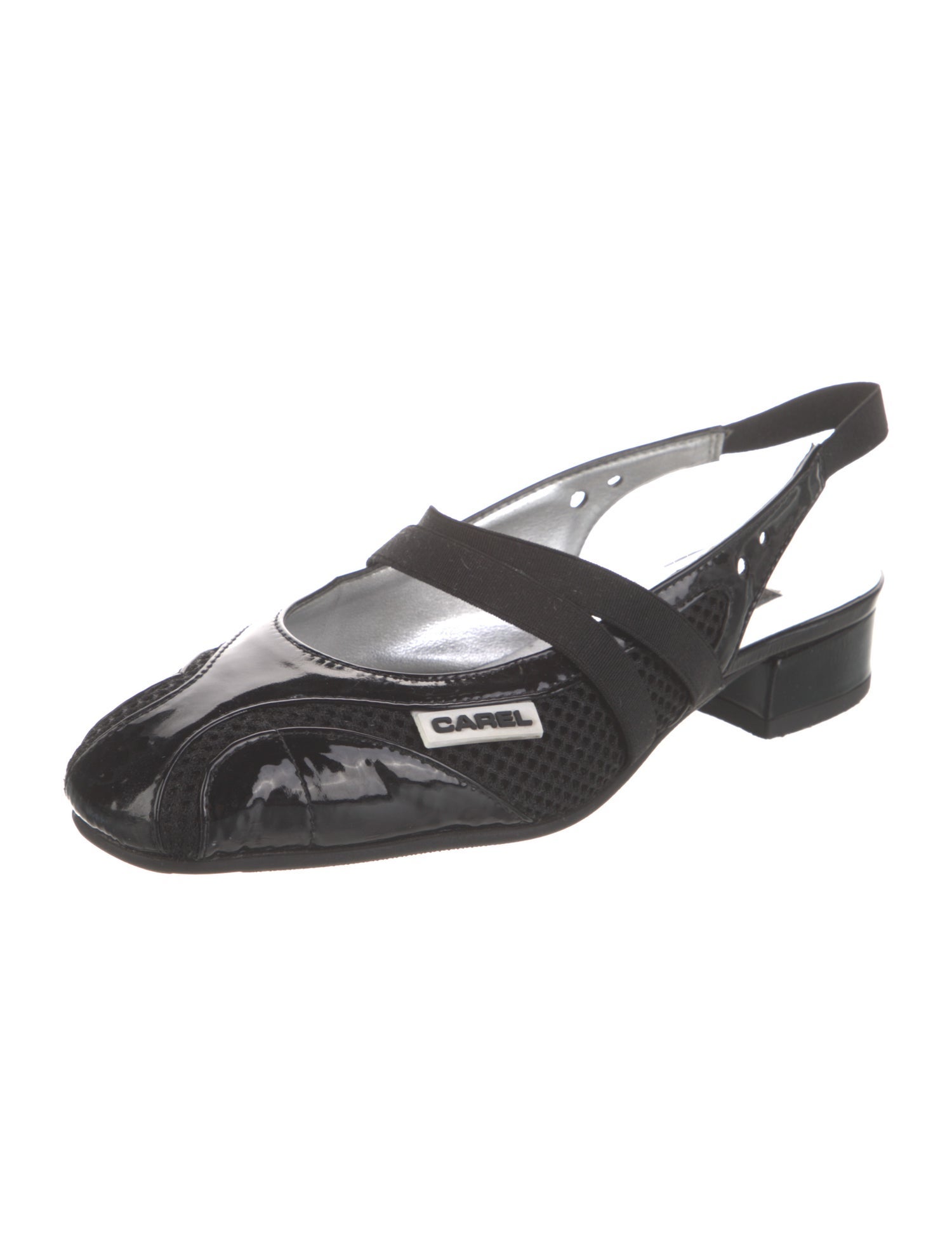 Carel Paris Patent Leather Slingback Pumps