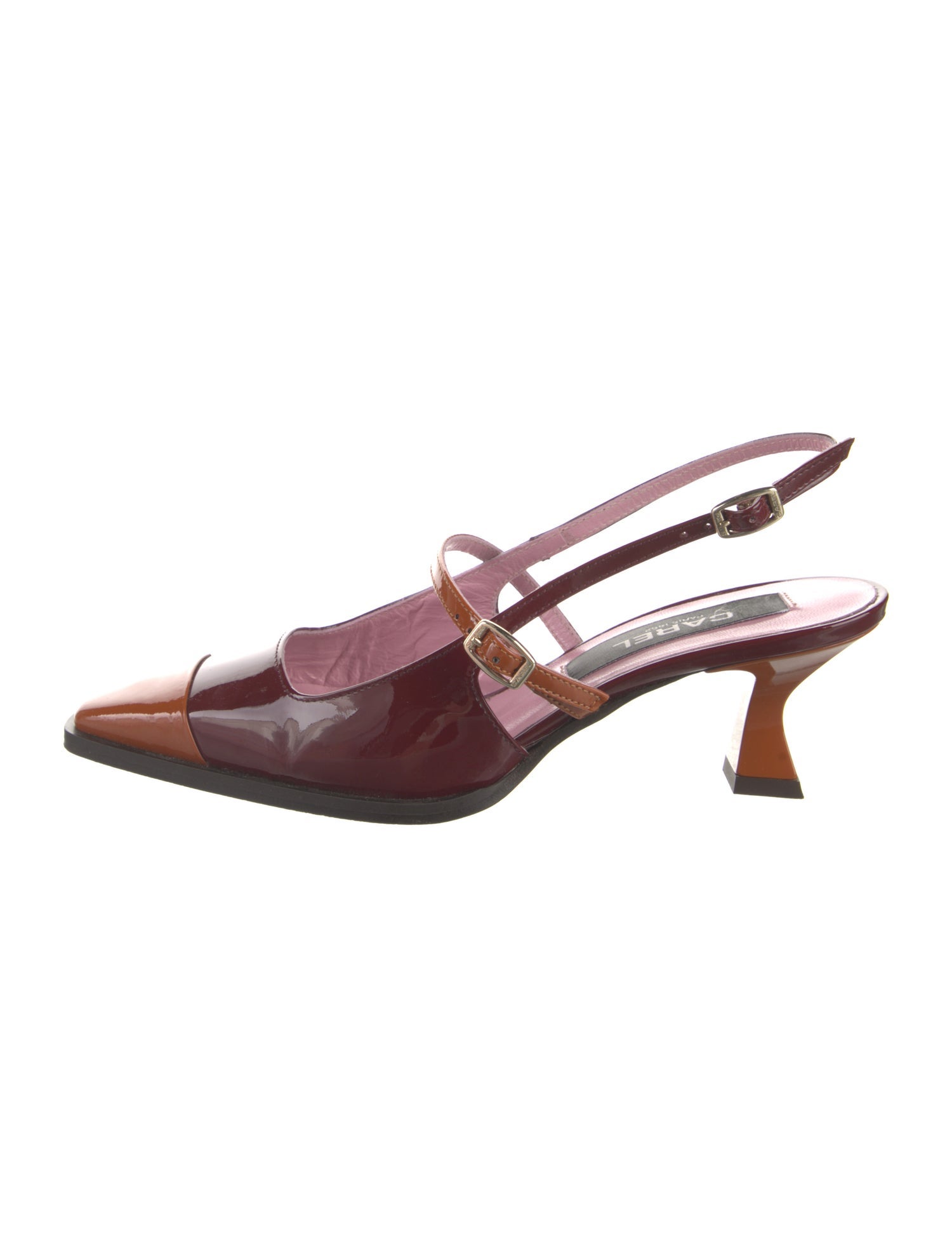 Carel Paris Patent Leather Slingback Pumps