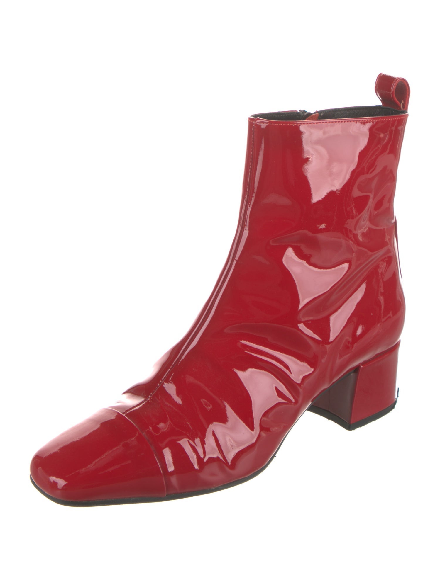 Carel Paris Patent Leather Boots