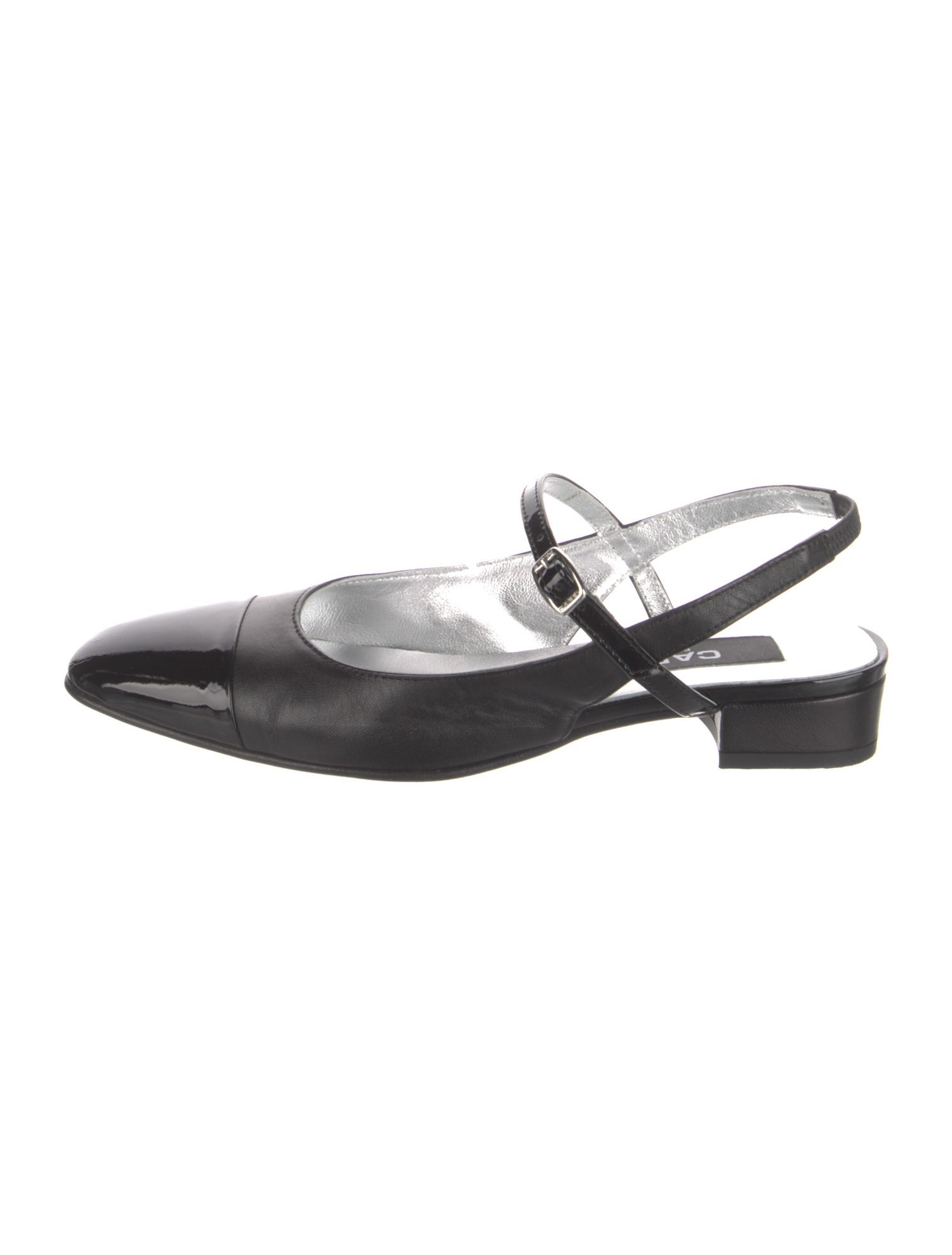 Carel Paris Patent Leather Slingback Flats
