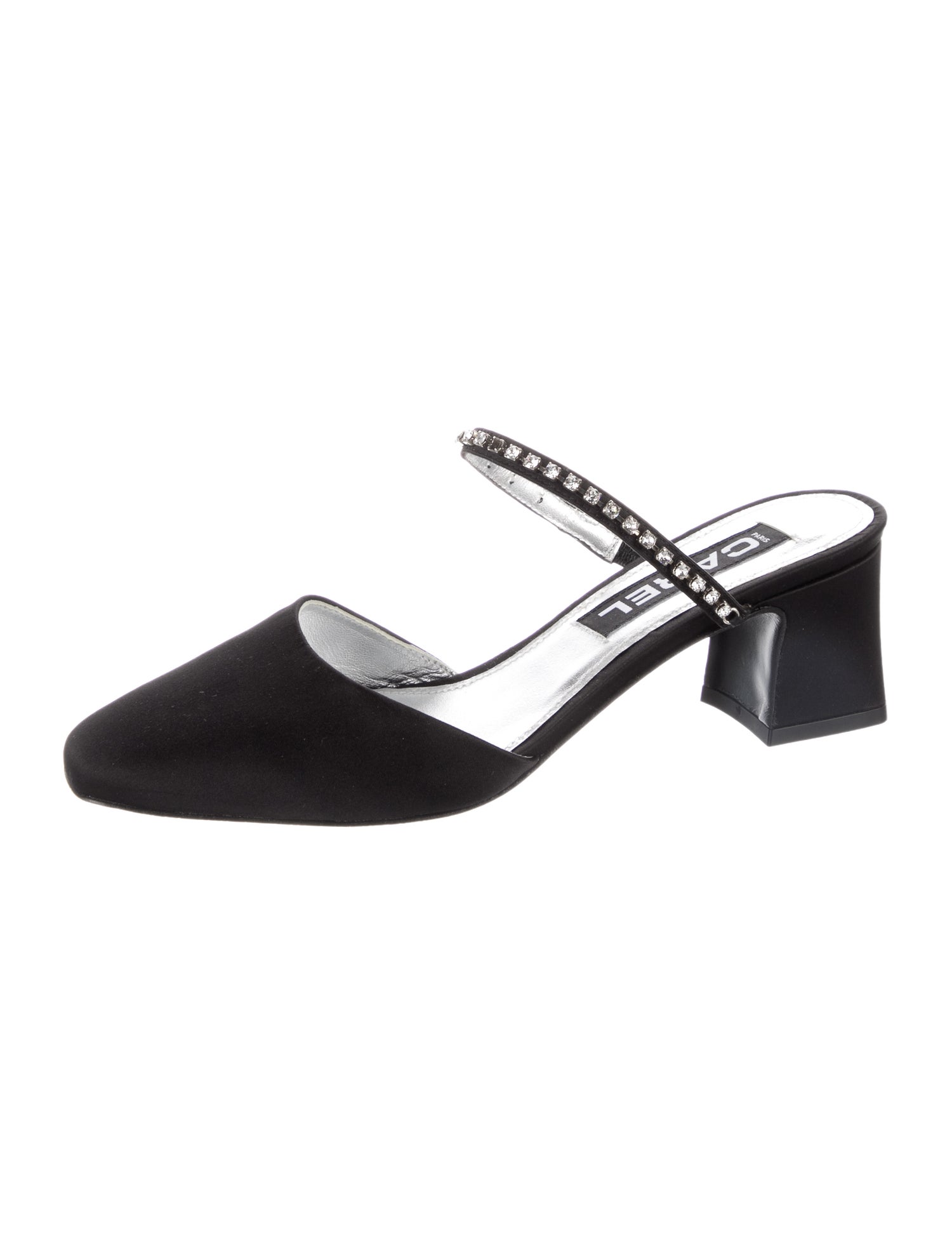 Carel Paris Satin Mules