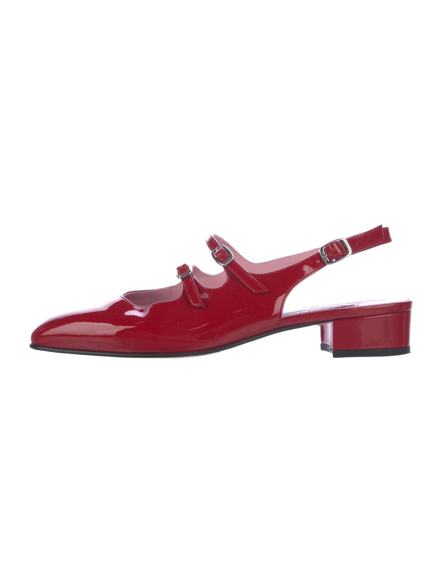 Carel Paris Patent Leather Slingback Pumps