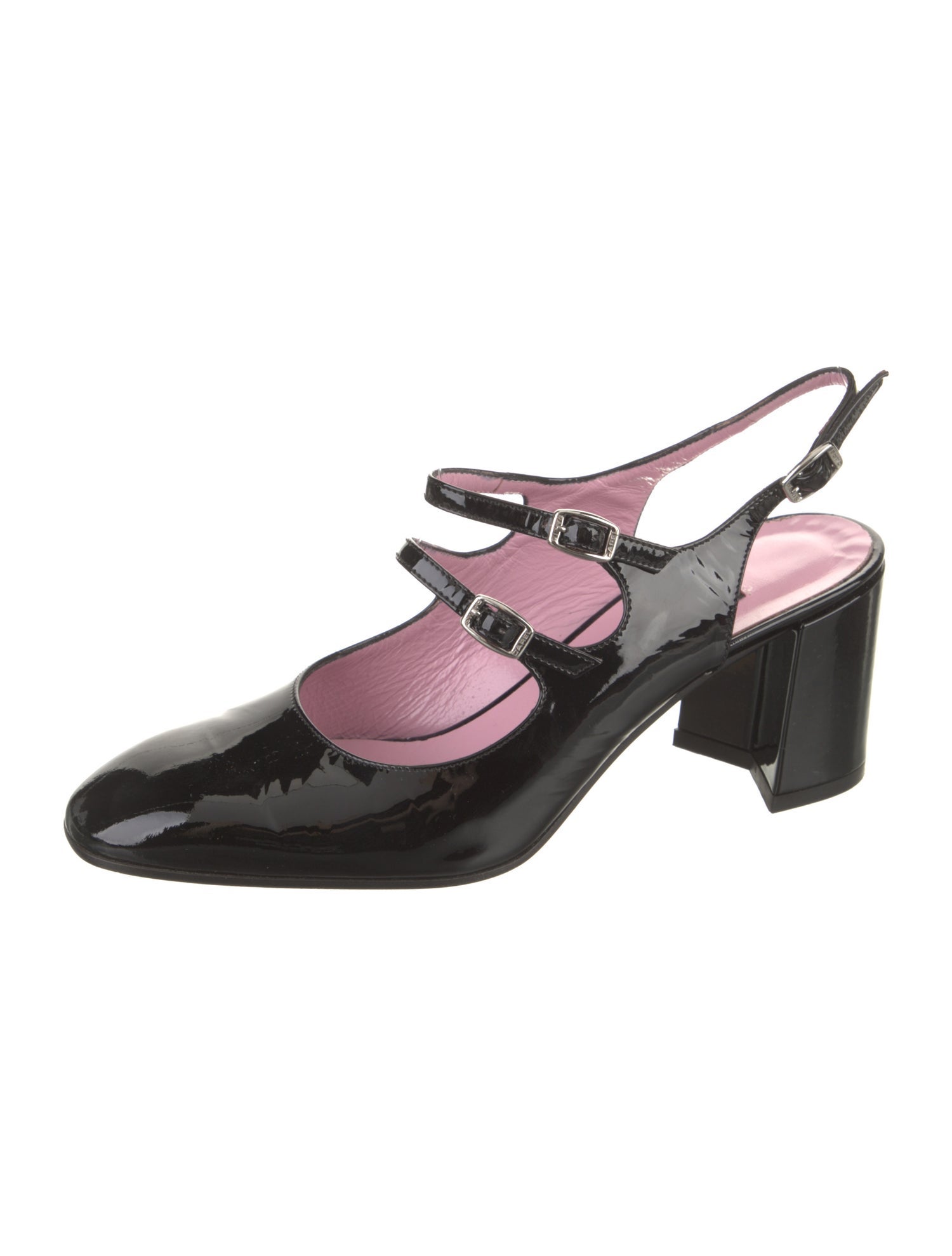 Carel Paris Patent Leather Slingback Pumps