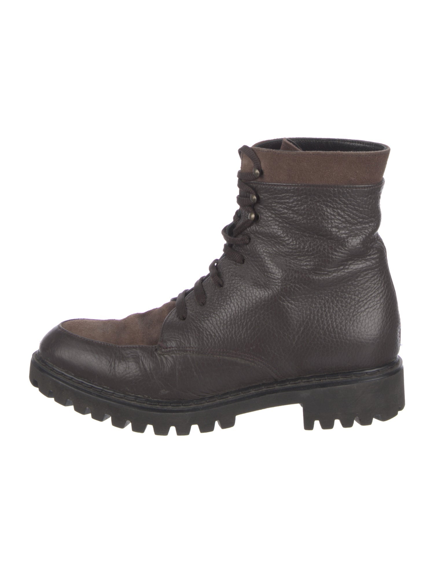 Carel Paris Leather Combat Boots