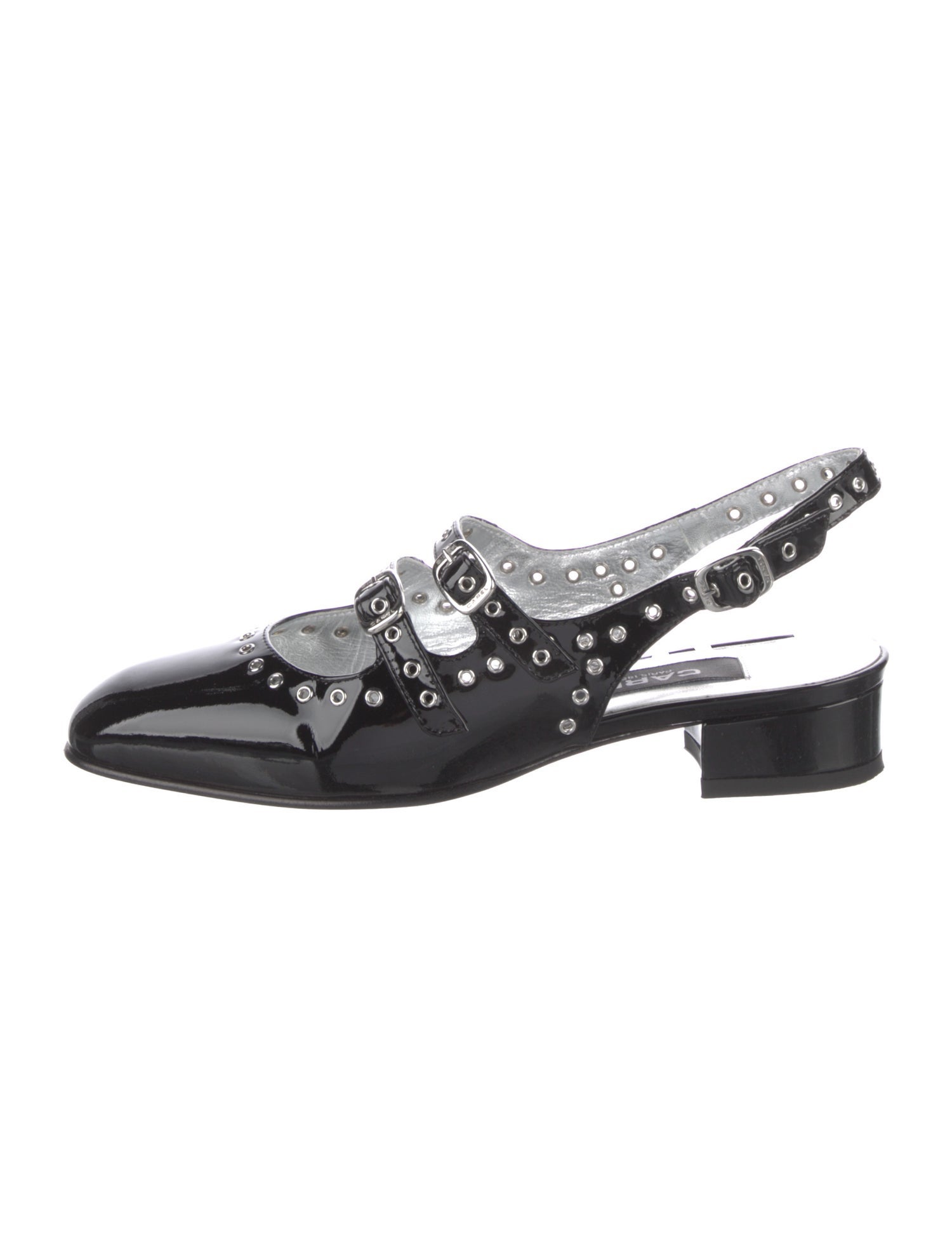 Carel Paris Patent Leather Slingback Pumps