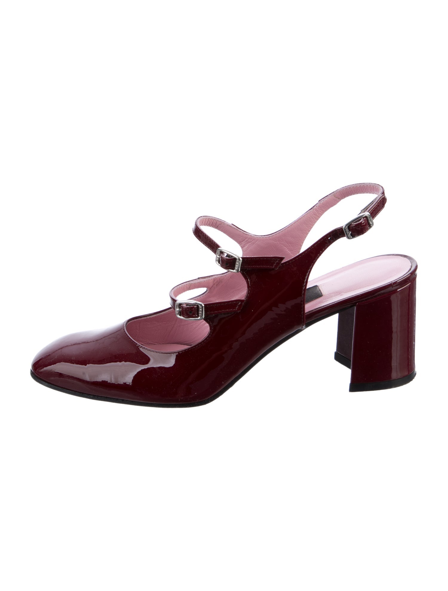Carel Paris Patent Leather Slingback Pumps