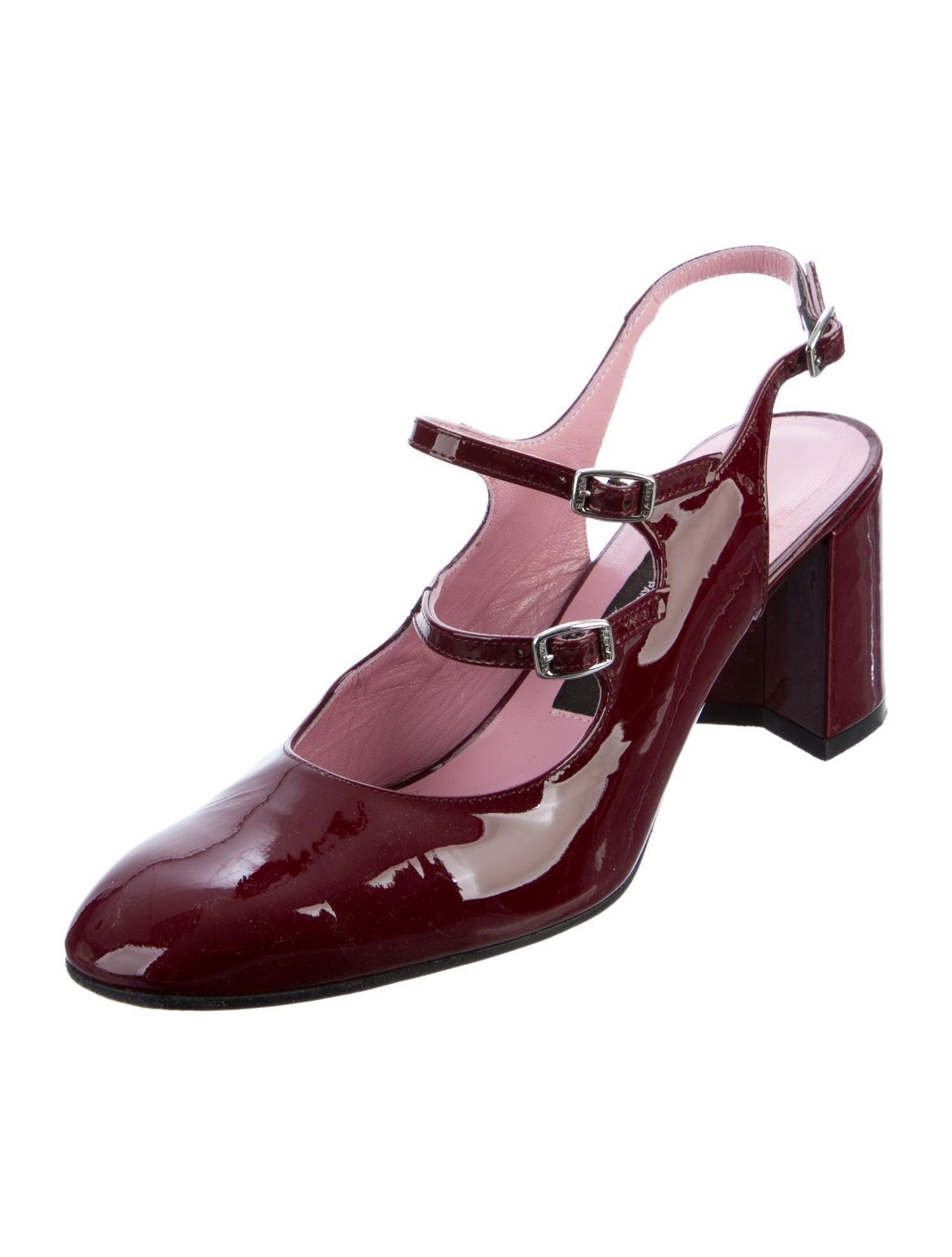 Carel Paris Patent Leather Slingback Pumps