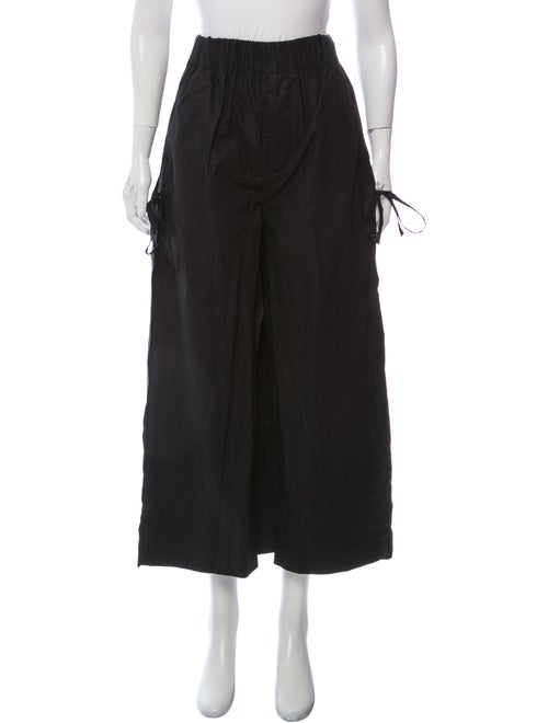 Craig Green High-Rise Wide Leg Cargos Black