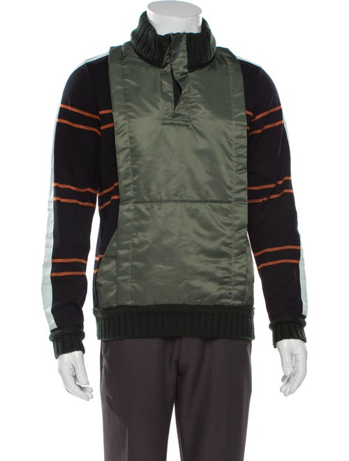 Craig Green Printed Mock Neck Sweatshirt Green