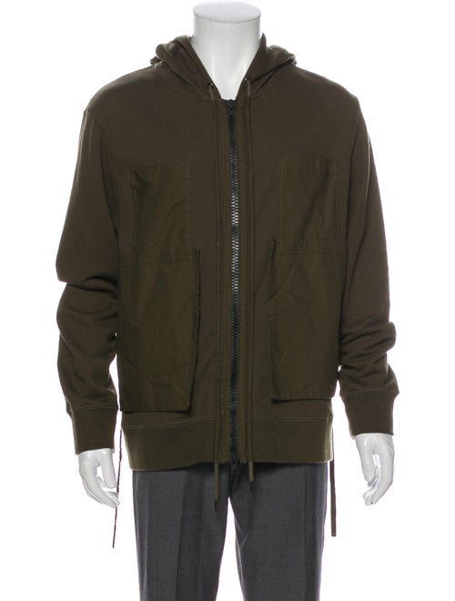 Craig Green Crew Neck Long Sleeve Hoodie Green