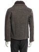 Craig Green Tweed Pattern Peacoat