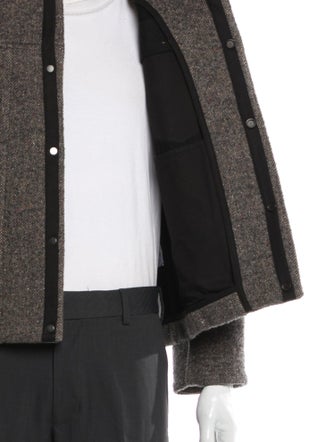 Craig Green Tweed Pattern Peacoat