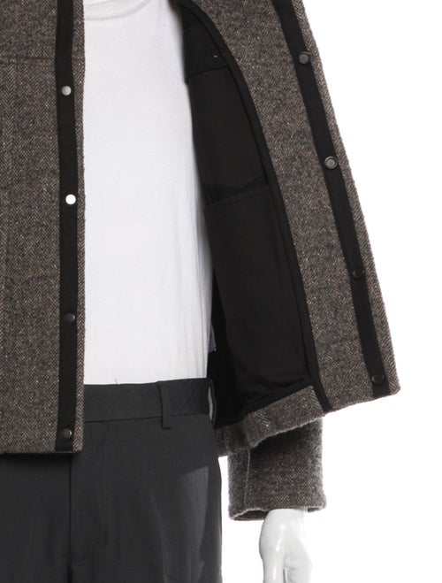 Craig Green Tweed Pattern Peacoat