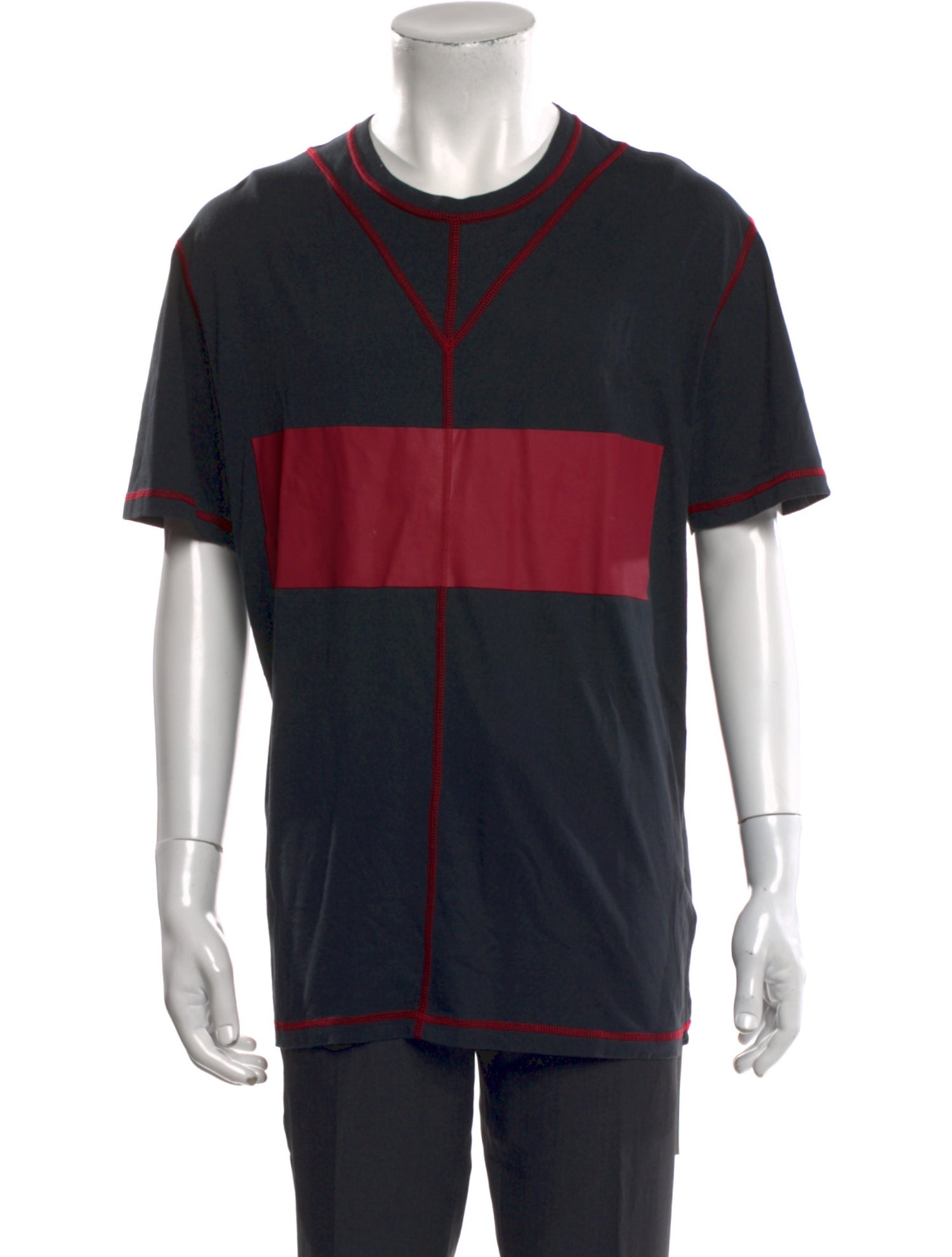 Craig Green Colorblock Pattern Crew Neck T-Shirt