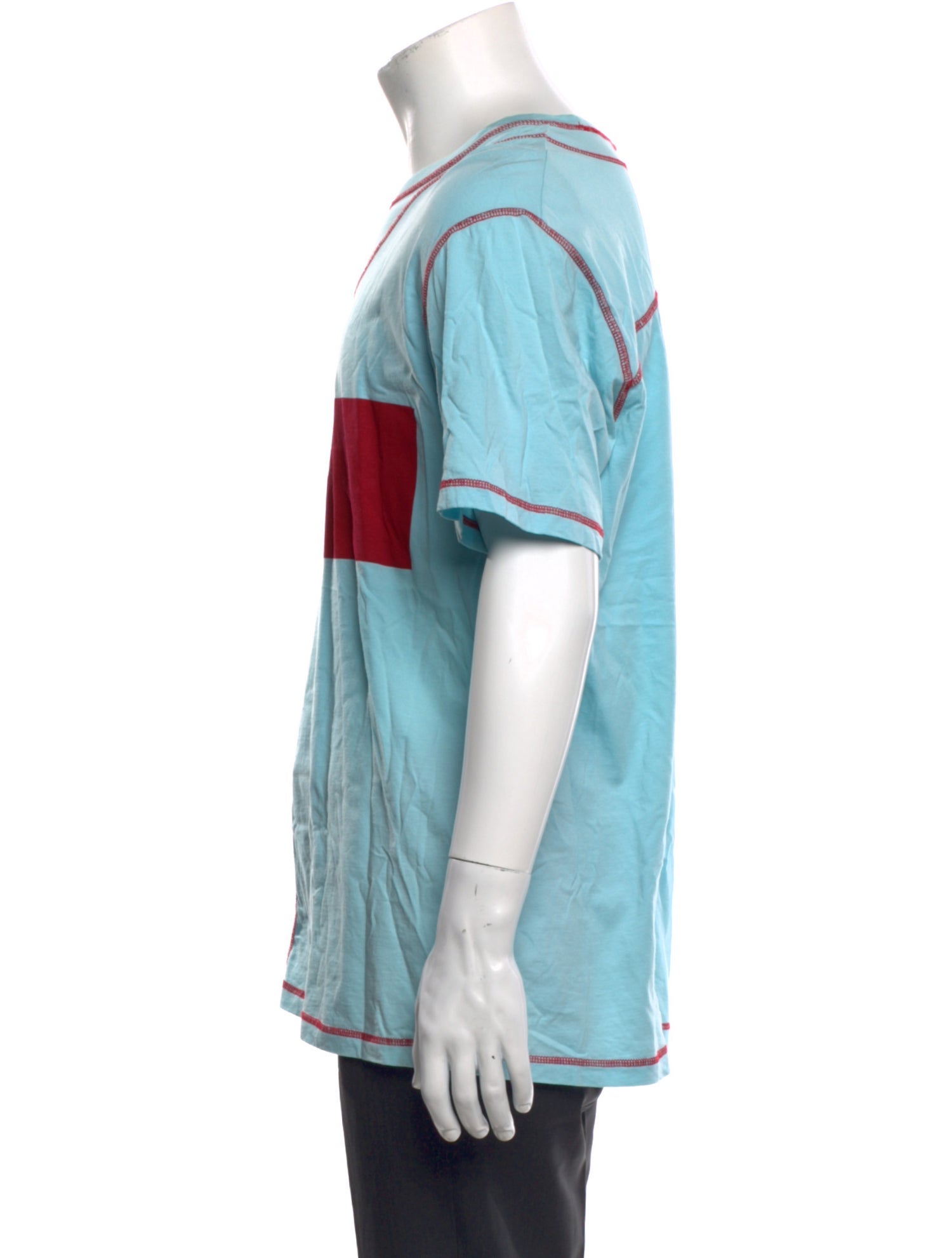 Craig Green Colorblock Pattern Crew Neck T-Shirt