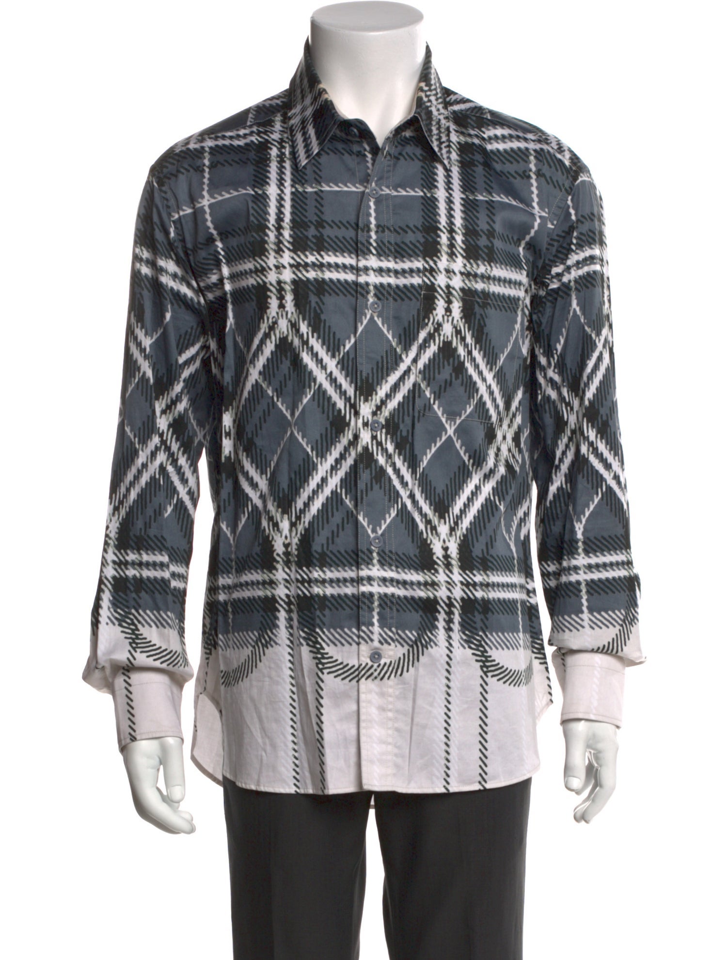 Craig Green Plaid Print Long Sleeve Shirt