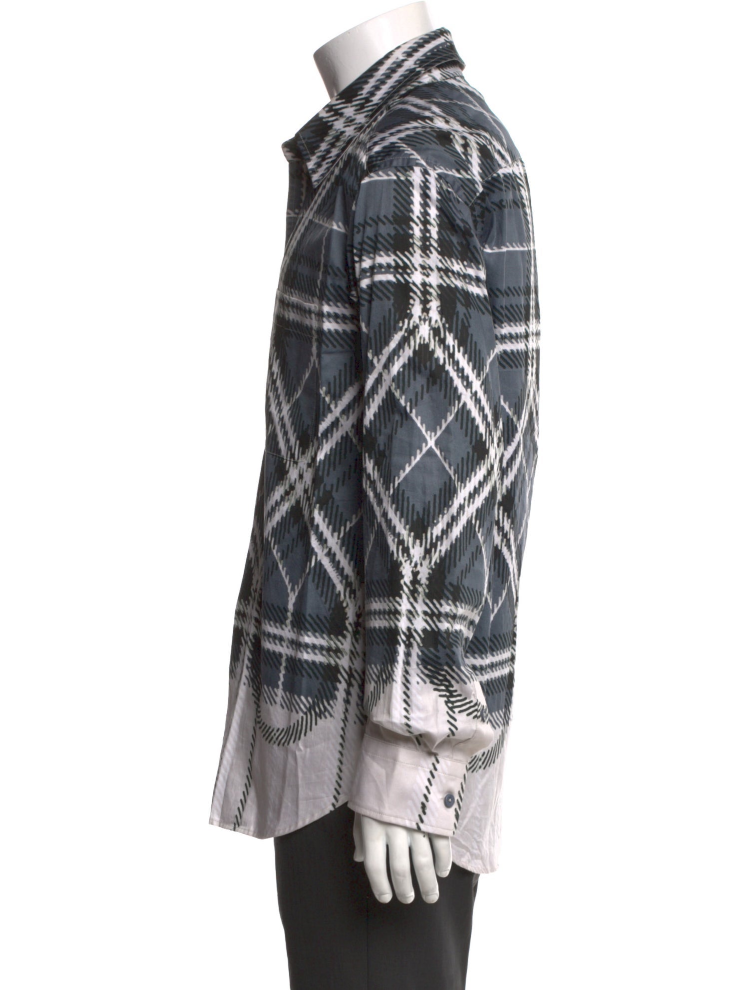 Craig Green Plaid Print Long Sleeve Shirt