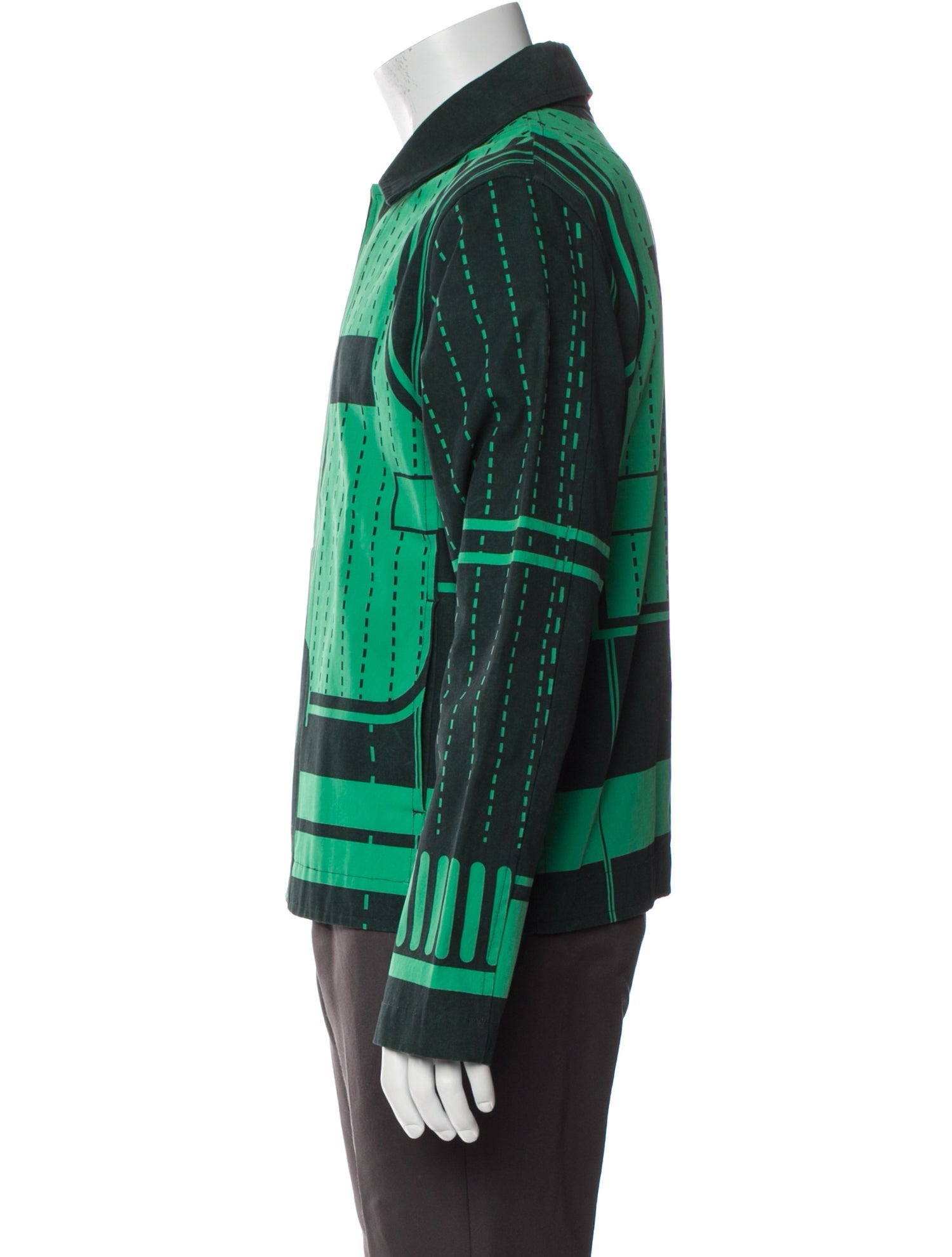 Craig Green Striped Trucker Jacket