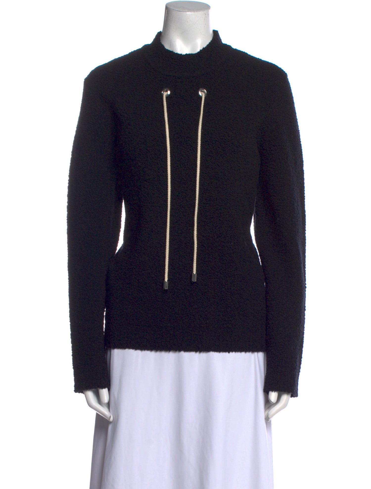 Craig Green Merino Wool Mock Neck Sweatshirt