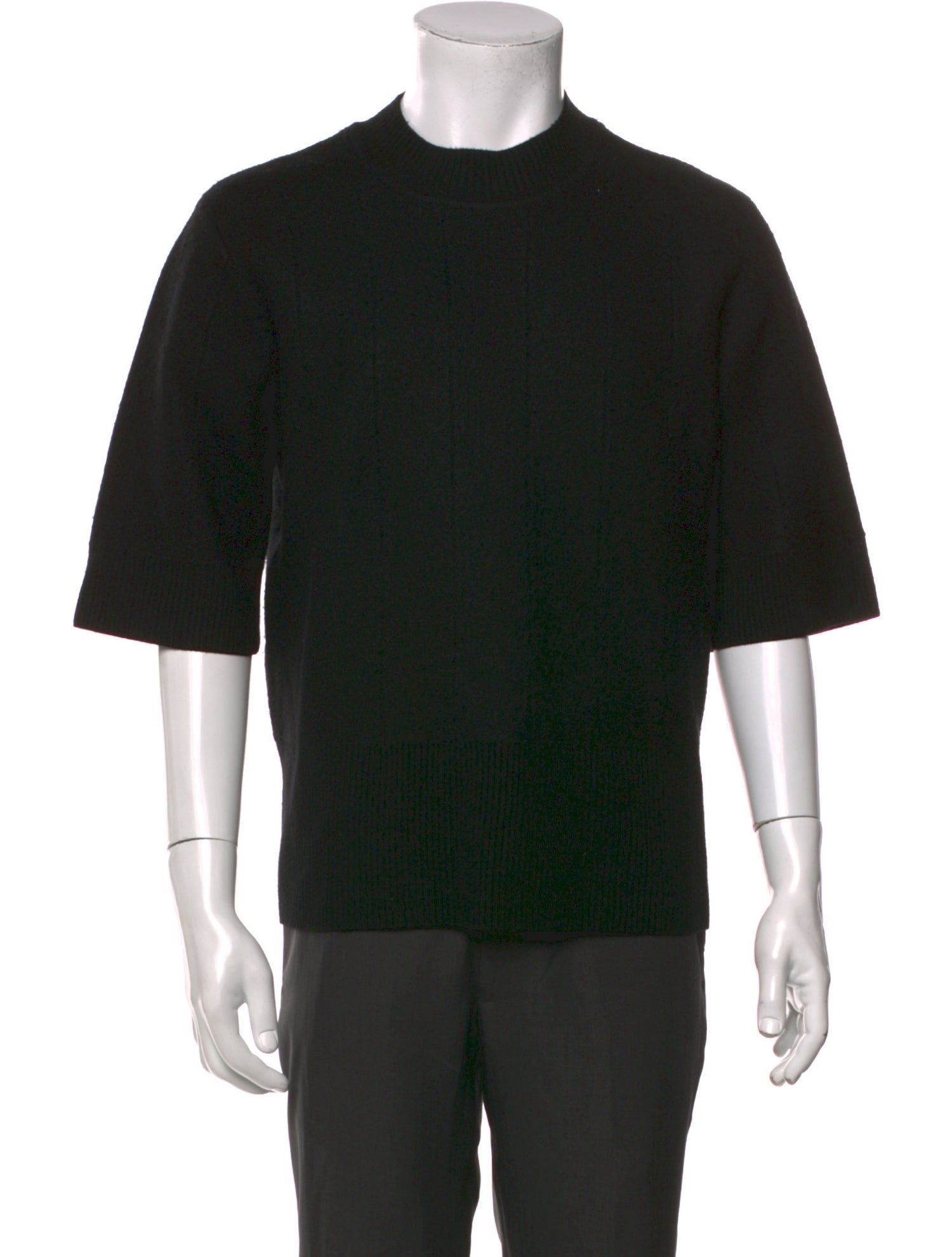 Craig Green Merino Wool Crew Neck Polo Sweater