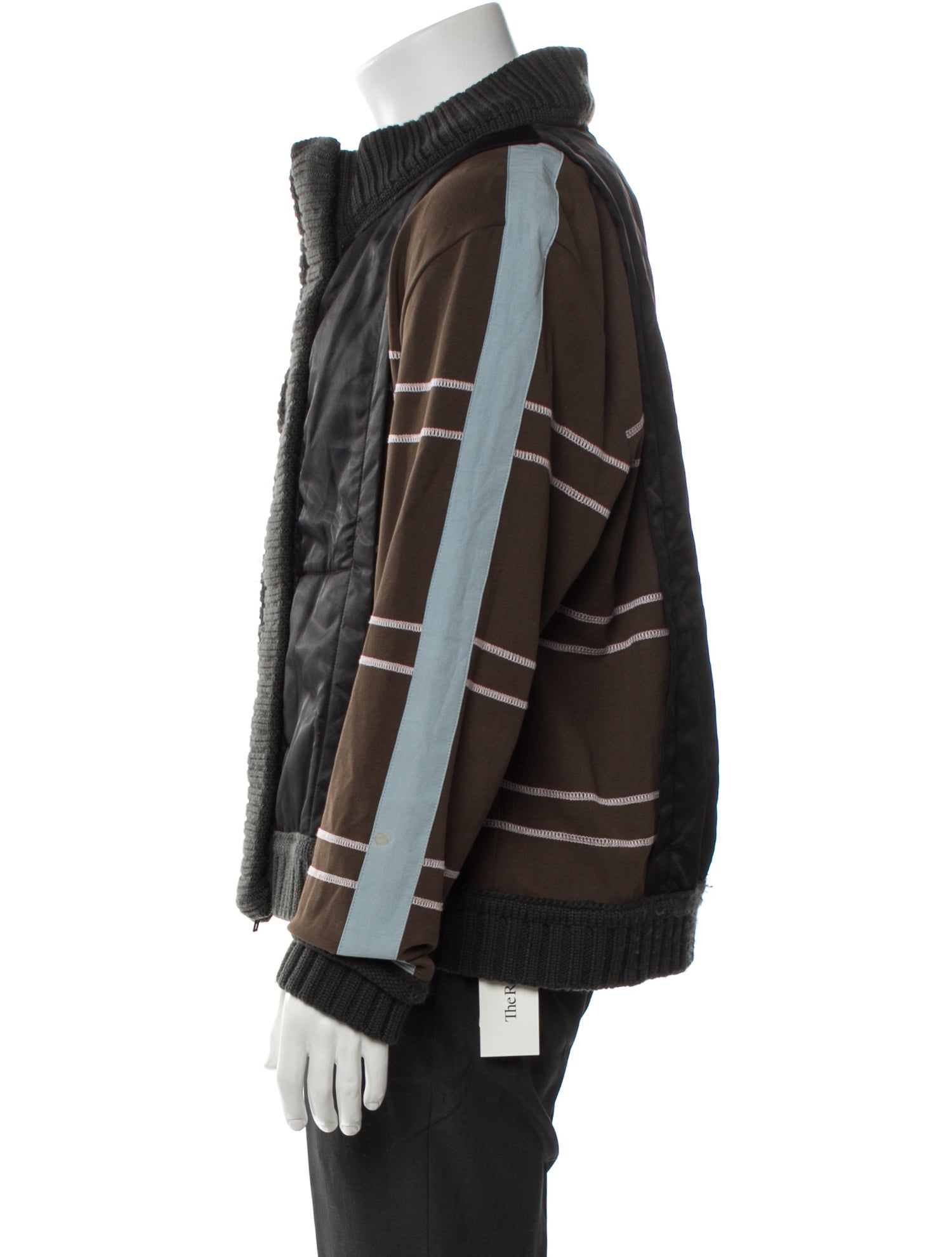Craig Green Striped Puffer Coat