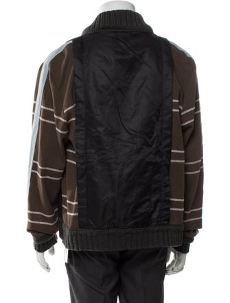 Craig Green Striped Puffer Coat