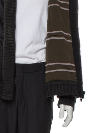 Craig Green Striped Puffer Coat