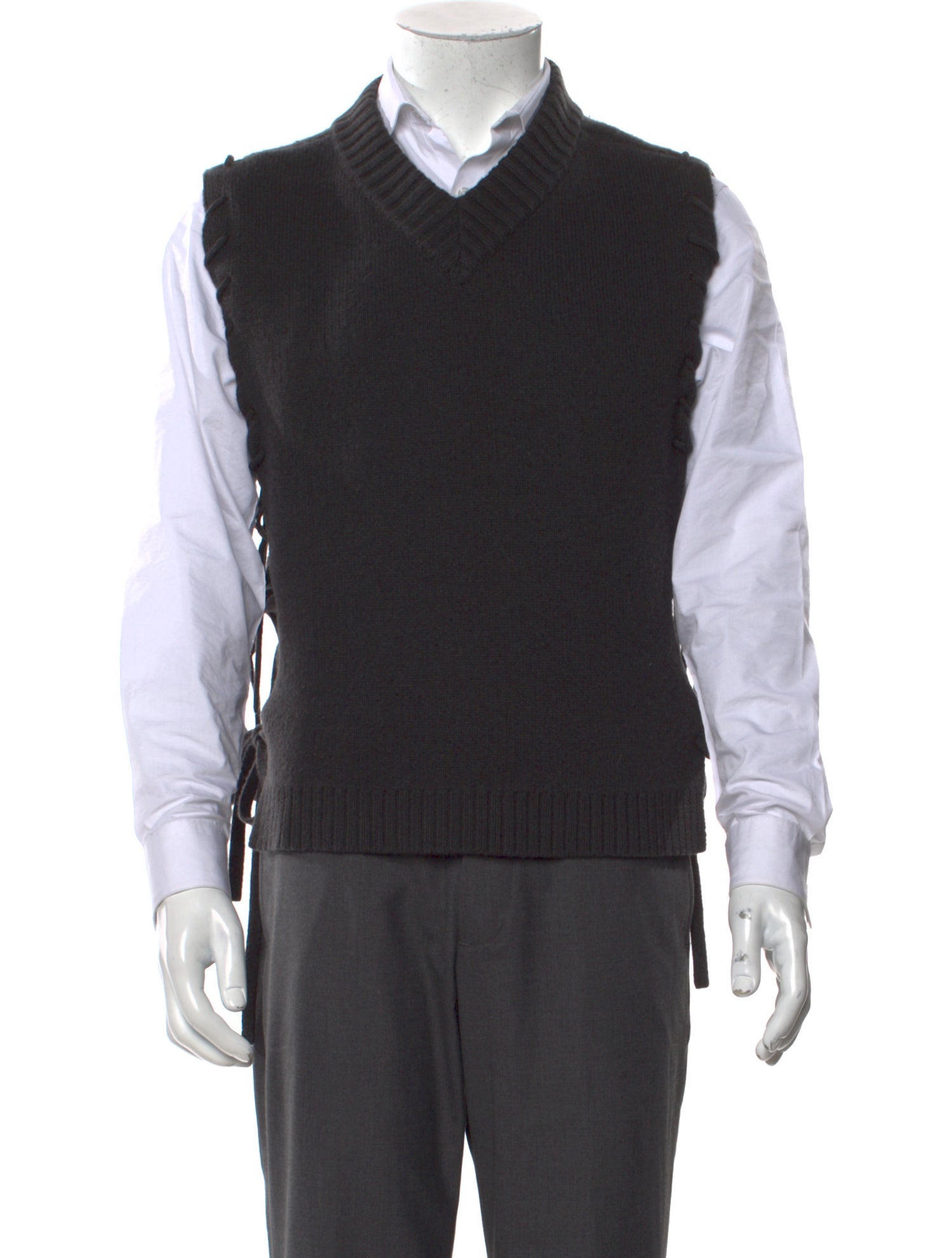 Craig Green Wool V-Neck Sweater Vest