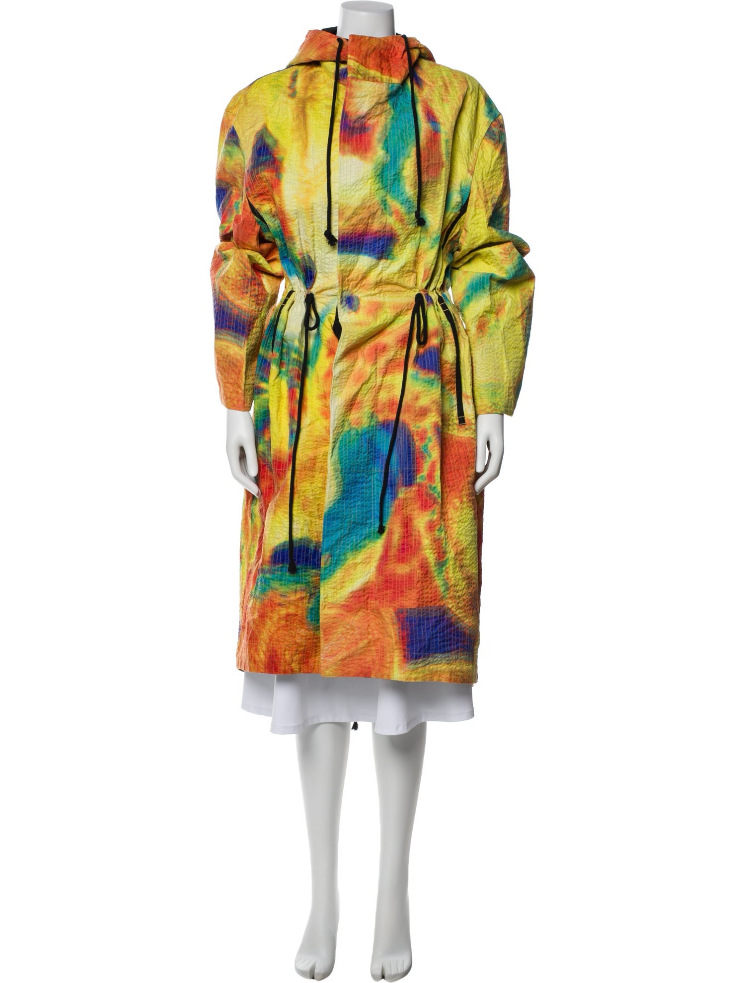 Craig Green Printed Faux Fur Coat