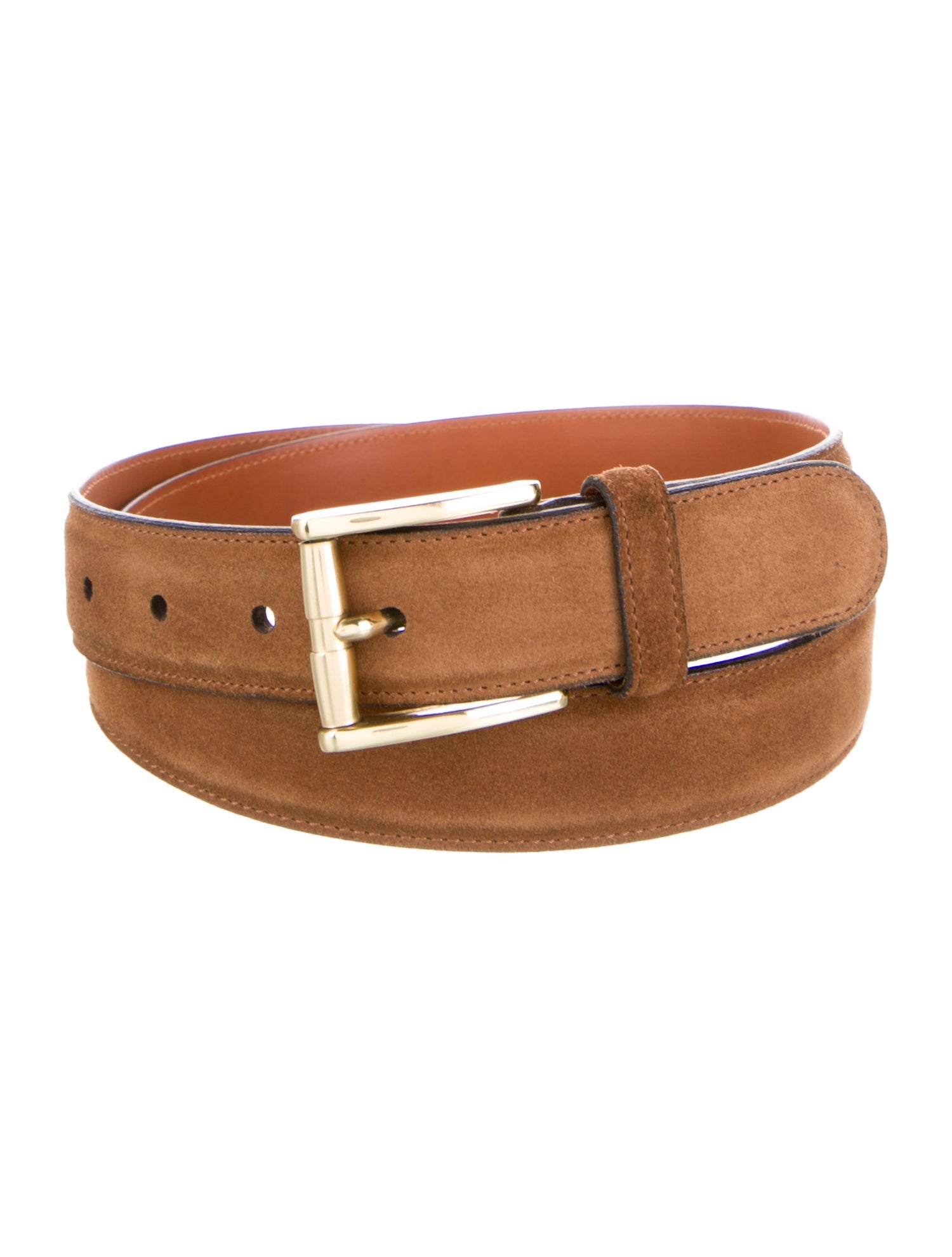 Carmina Skinny Suede Belt