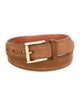 Carmina Skinny Suede Belt