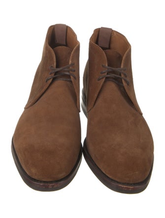 Carmina Suede Lace-Up Boots