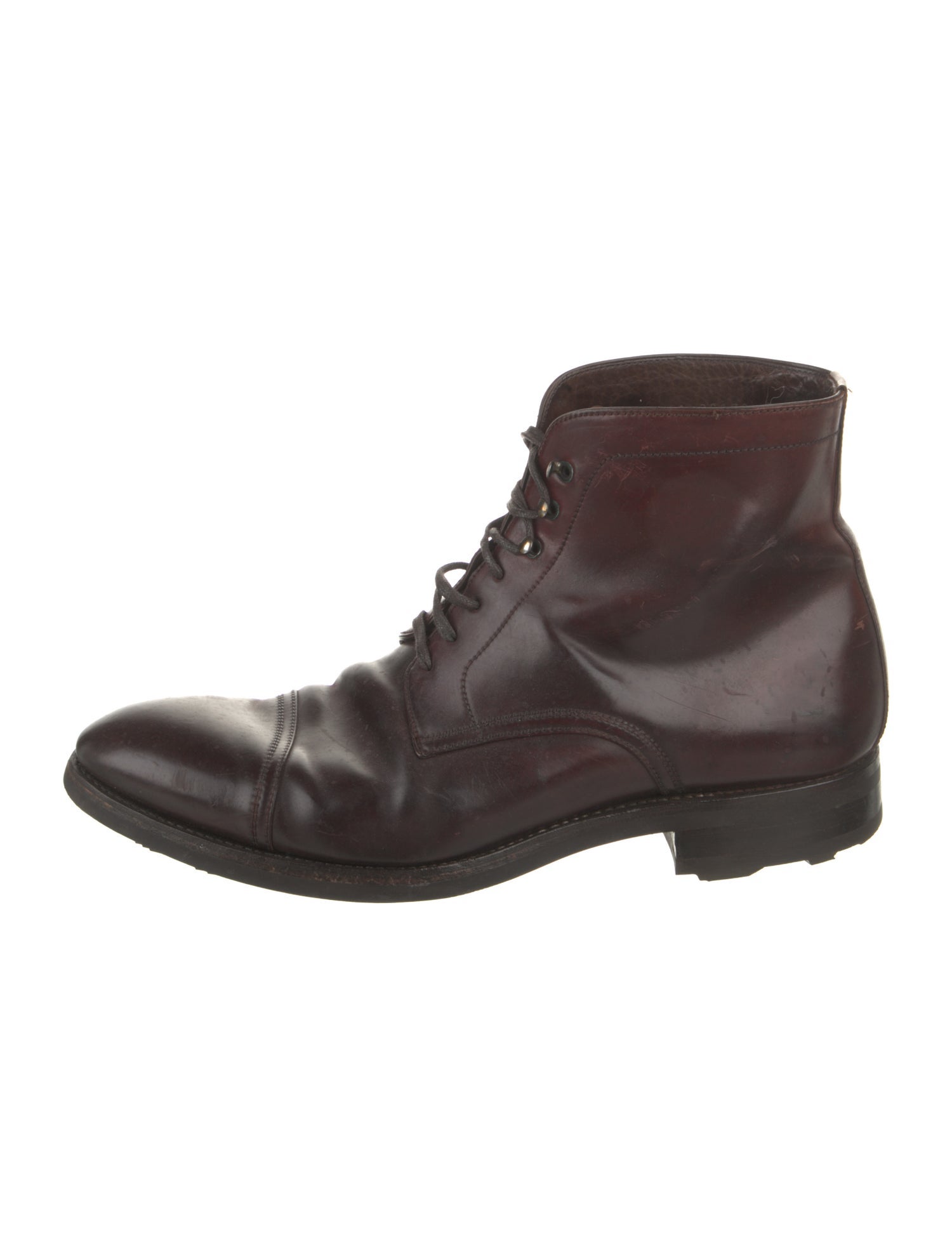 Carmina Leather Lace-Up Boots