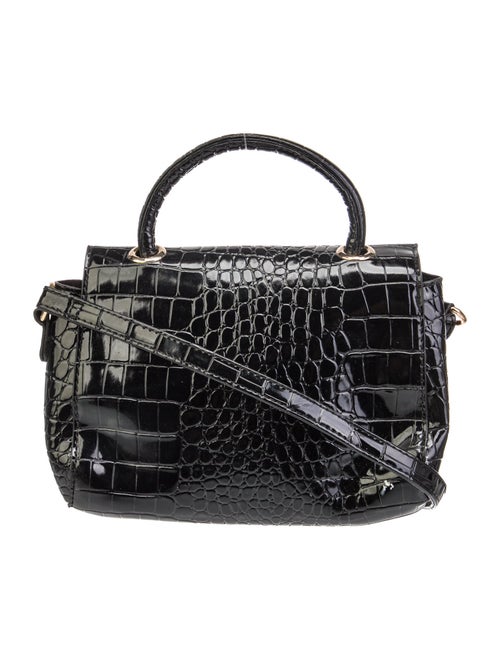 Crossi Patent Leather Handle Bag