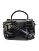 Crossi Patent Leather Handle Bag