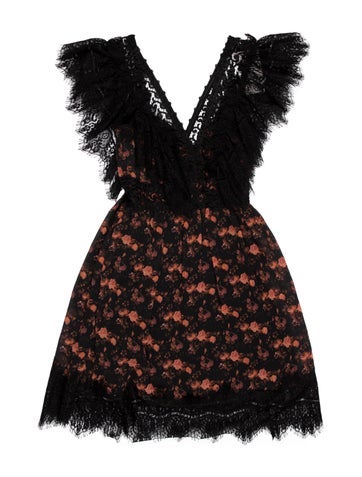 Charo Ruiz Dresses Floral Print Mini Dress XS