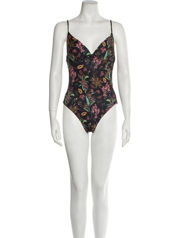 Charo Ruiz Swimwear Floral Print One-Piece S