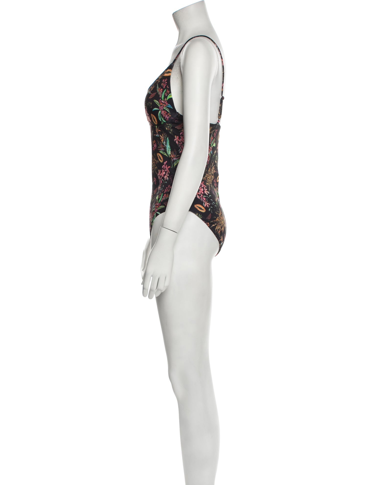 Charo Ruiz Floral Print One-Piece w/ Tags