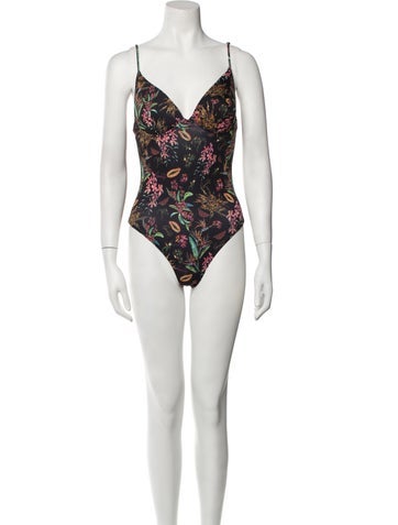 Charo Ruiz Swimwear Floral Print One-Piece XS