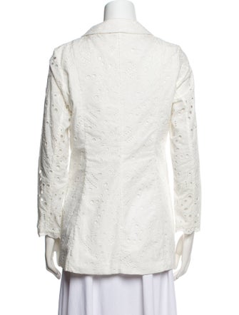 Charo Ruiz Lace Pattern Blazer