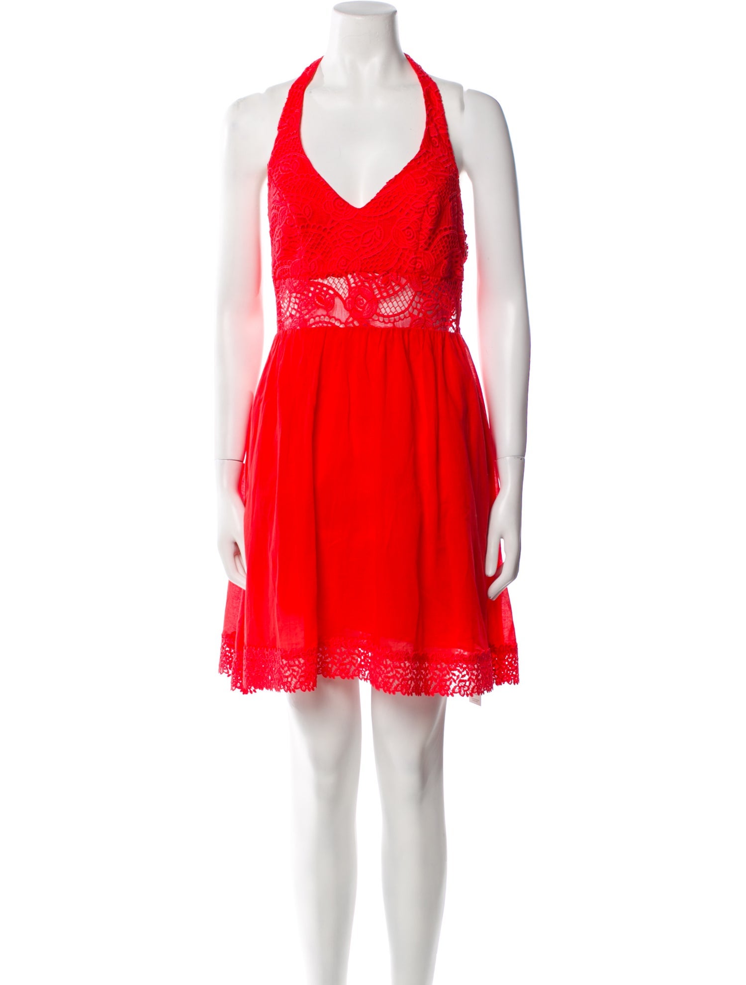 Charo Ruiz Halterneck Mini Dress