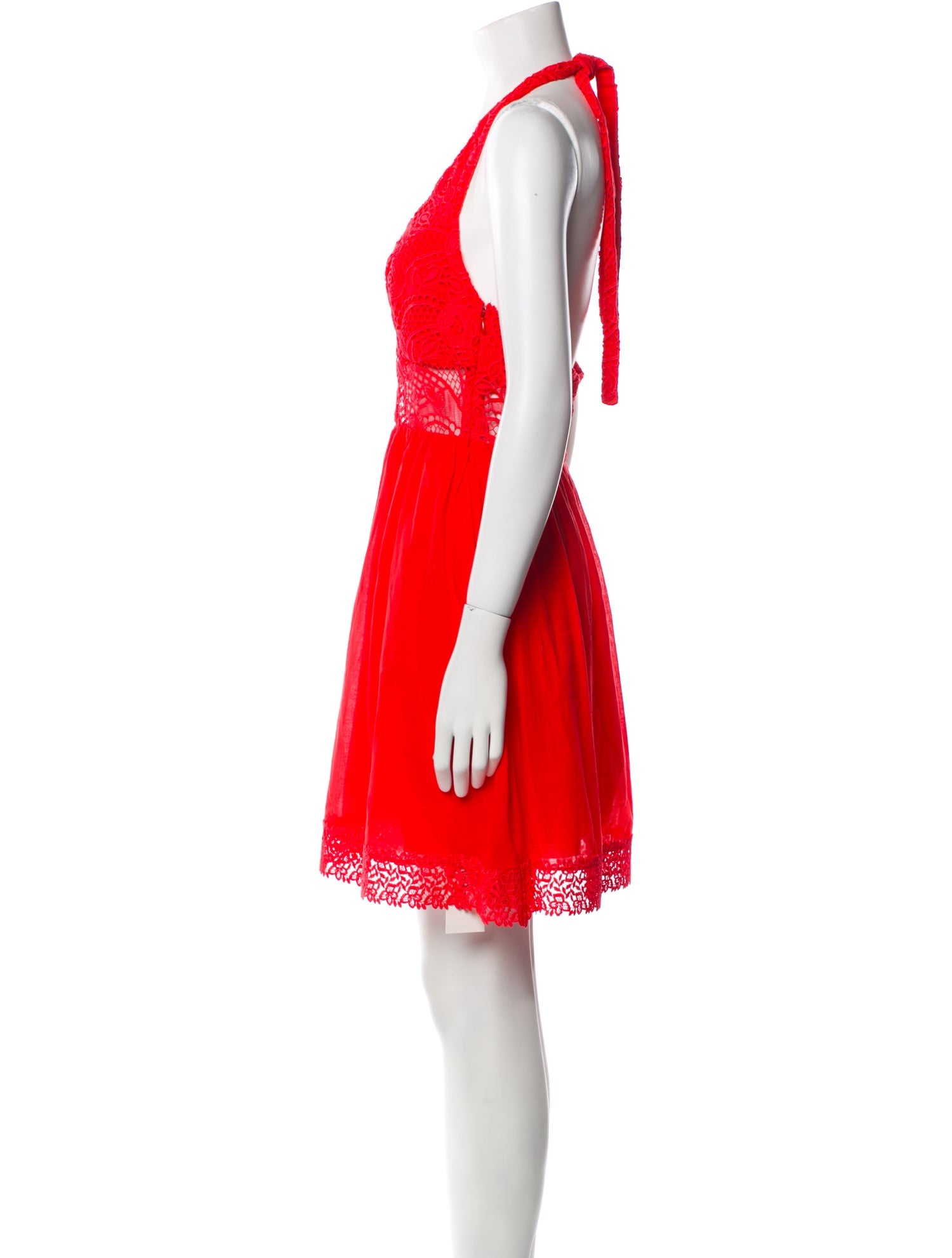 Charo Ruiz Halterneck Mini Dress