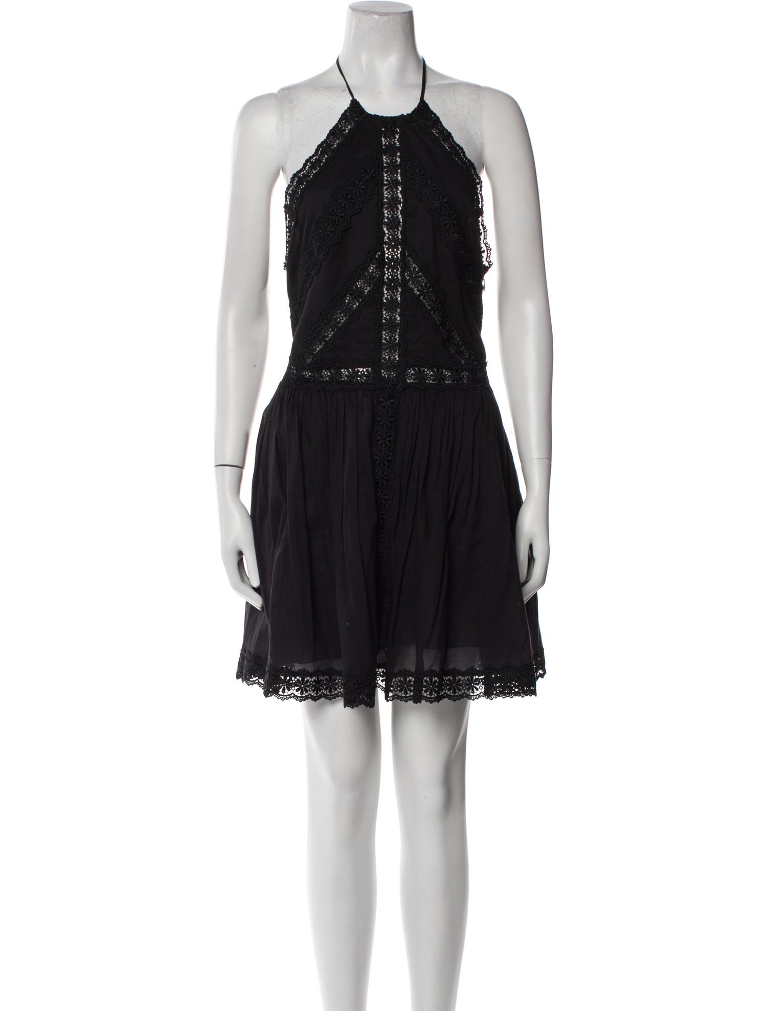 Charo Ruiz Halterneck Mini Dress