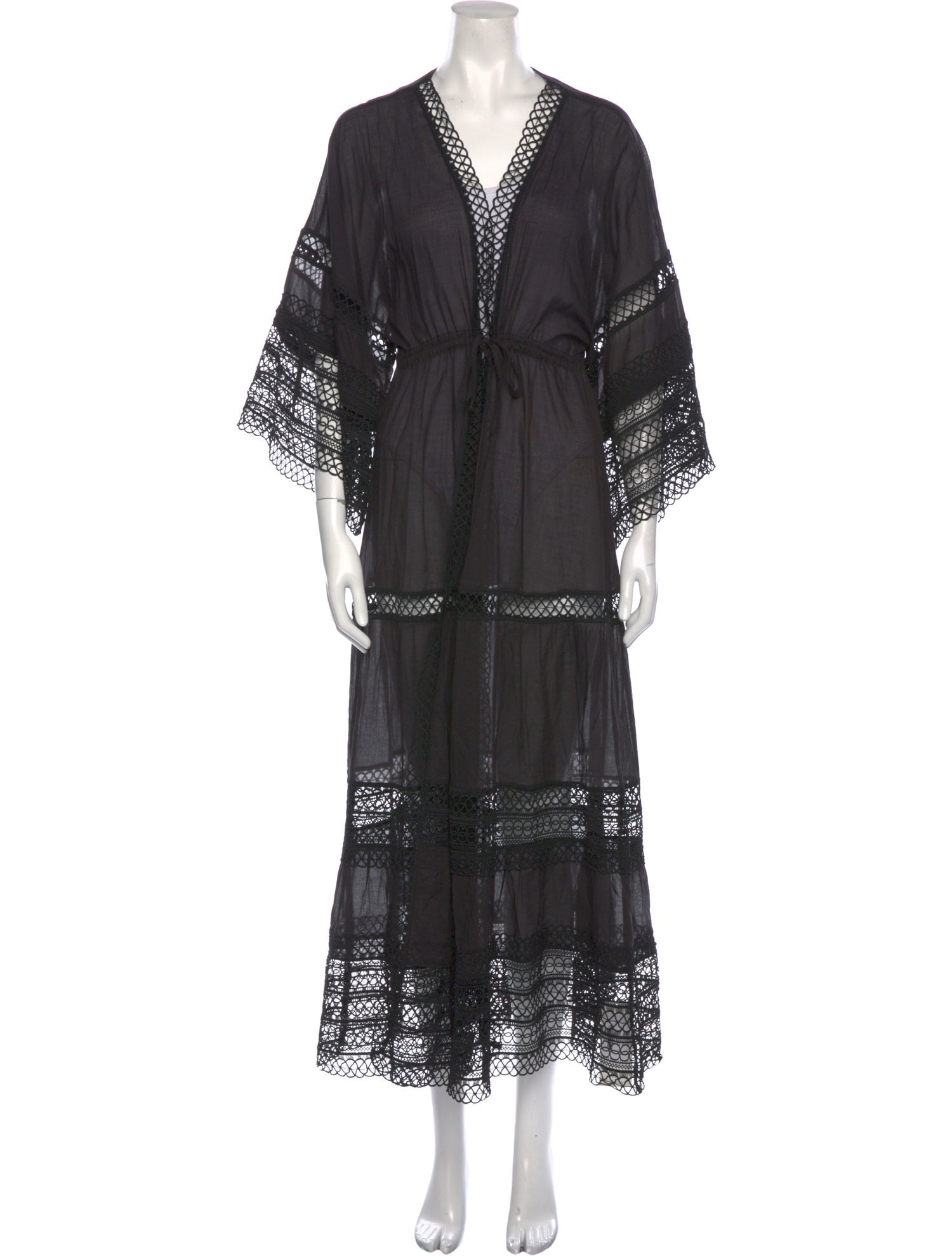 Charo Ruiz V-Neck Long Dress