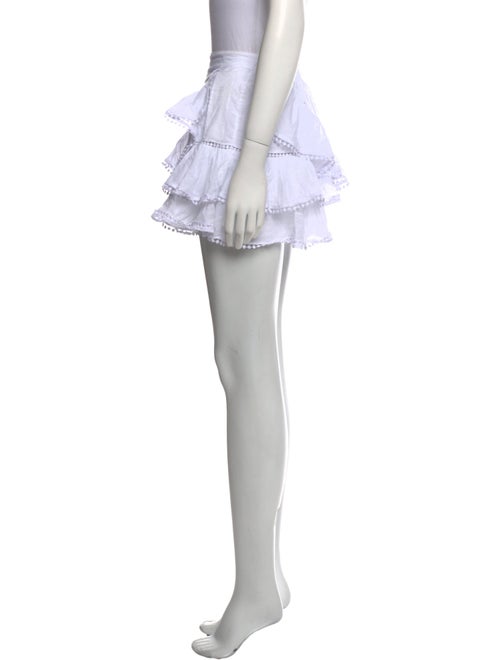 Charo Ruiz Embroidered Accent Mini Skirt