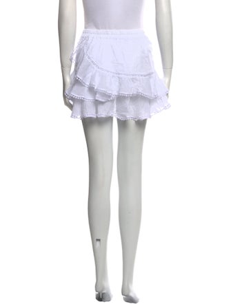 Charo Ruiz Embroidered Accent Mini Skirt