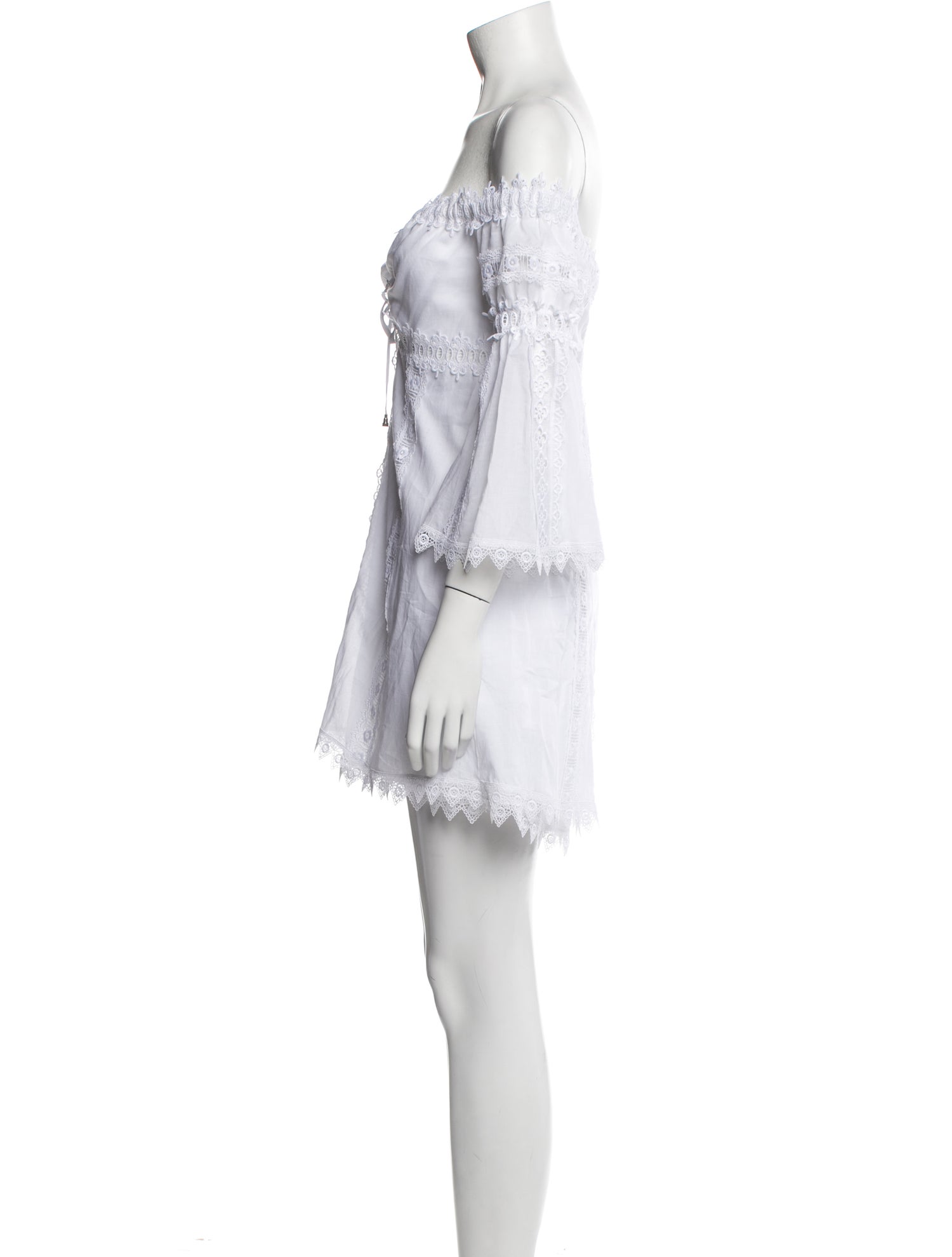 Charo Ruiz Off-The-Shoulder Mini Dress