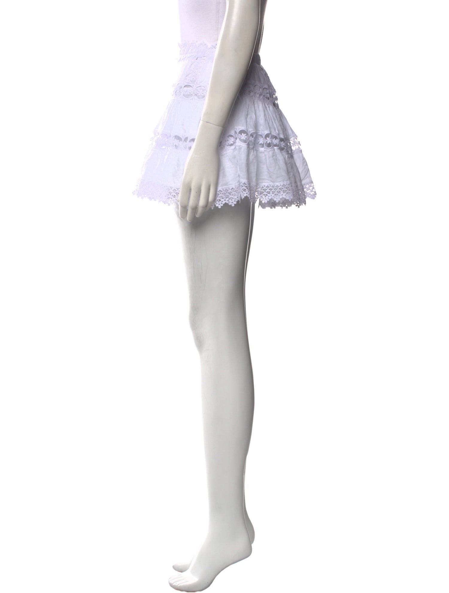 Charo Ruiz Ruffle Embellishment Mini Skirt