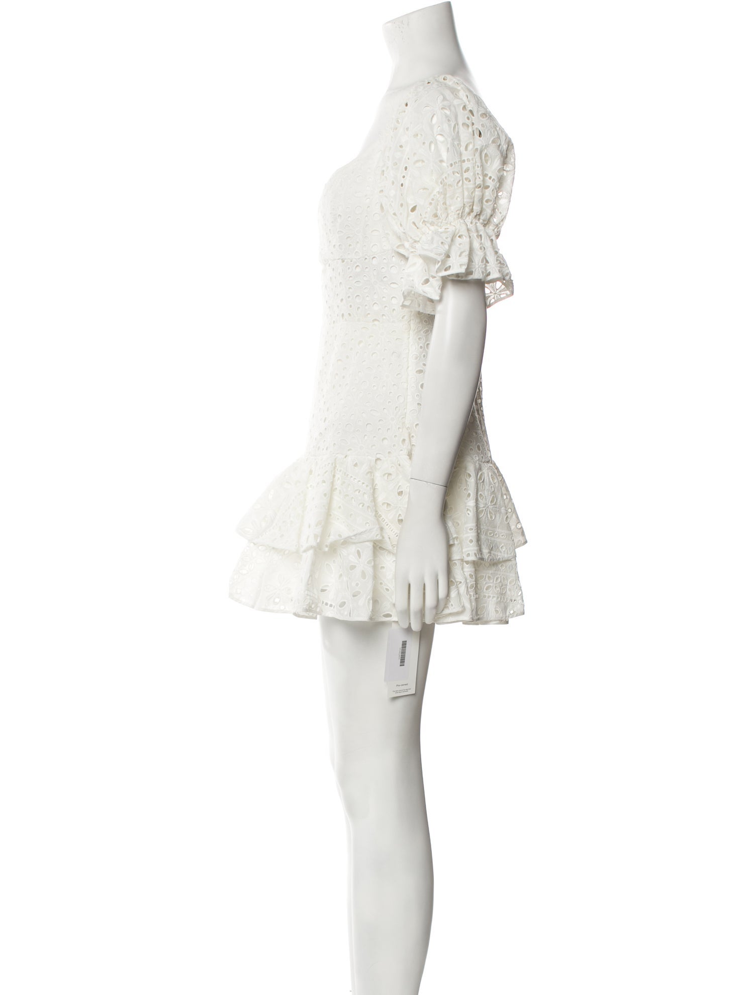 Charo Ruiz Scoop Neck Mini Dress